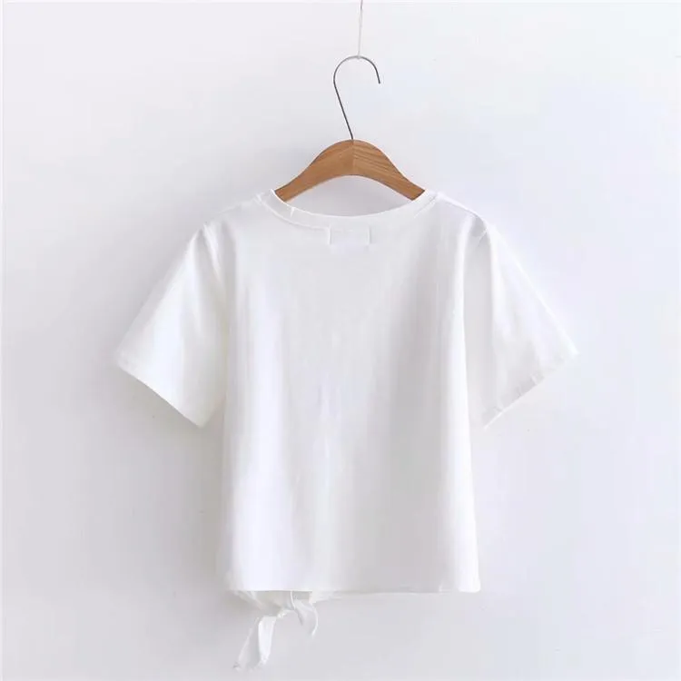 'GOTHIC' Bow Tie T-Shirt
