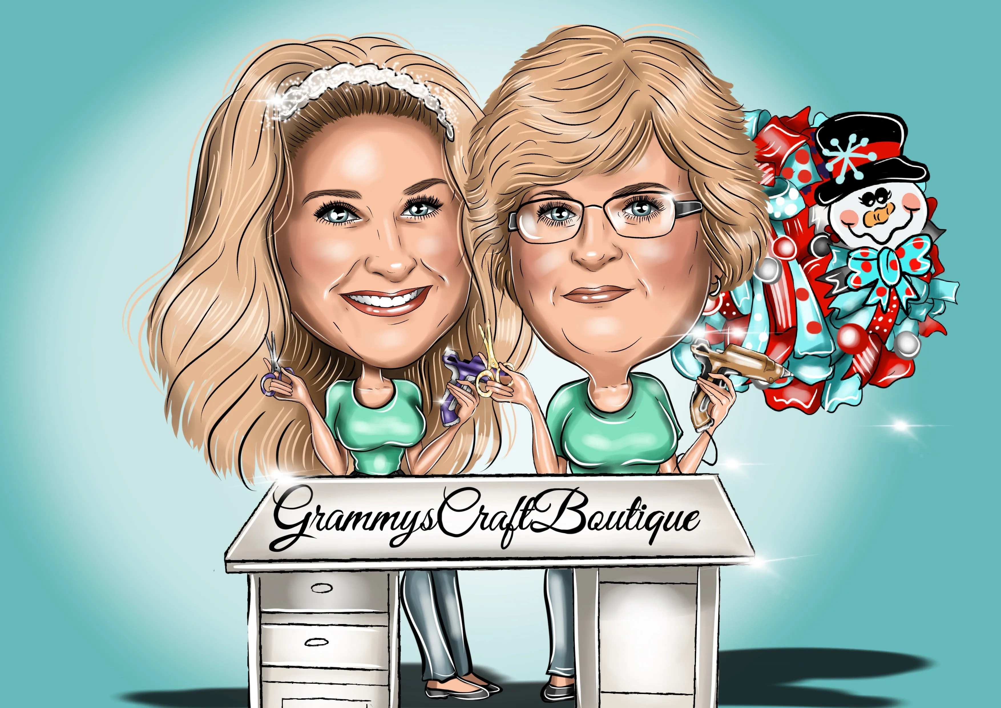 Group cartoon logo