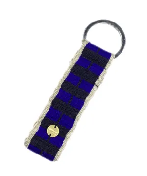 Guanábana Handmade Keyring in Blue And Black