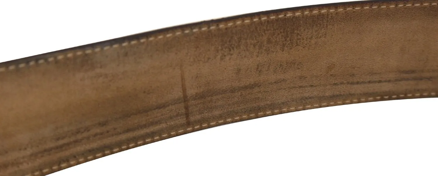 GUCCI Interlocking G Guccissima Leather Signature Belt Size 100/40