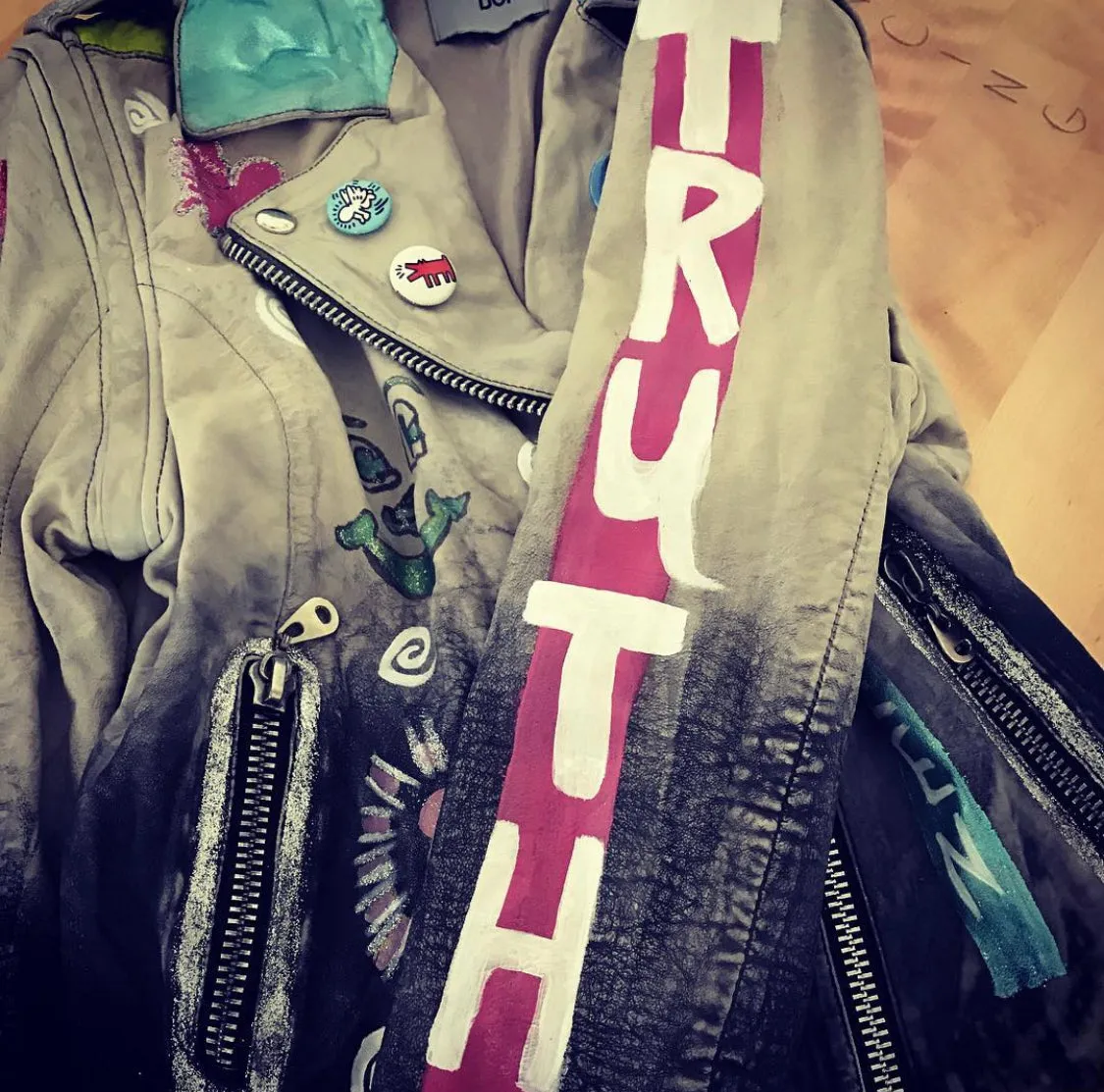 HAND-PAINTED LEATHER JACKETS