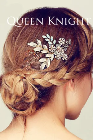 Hand-woven Vine Flower Branches Hair Comb-860266