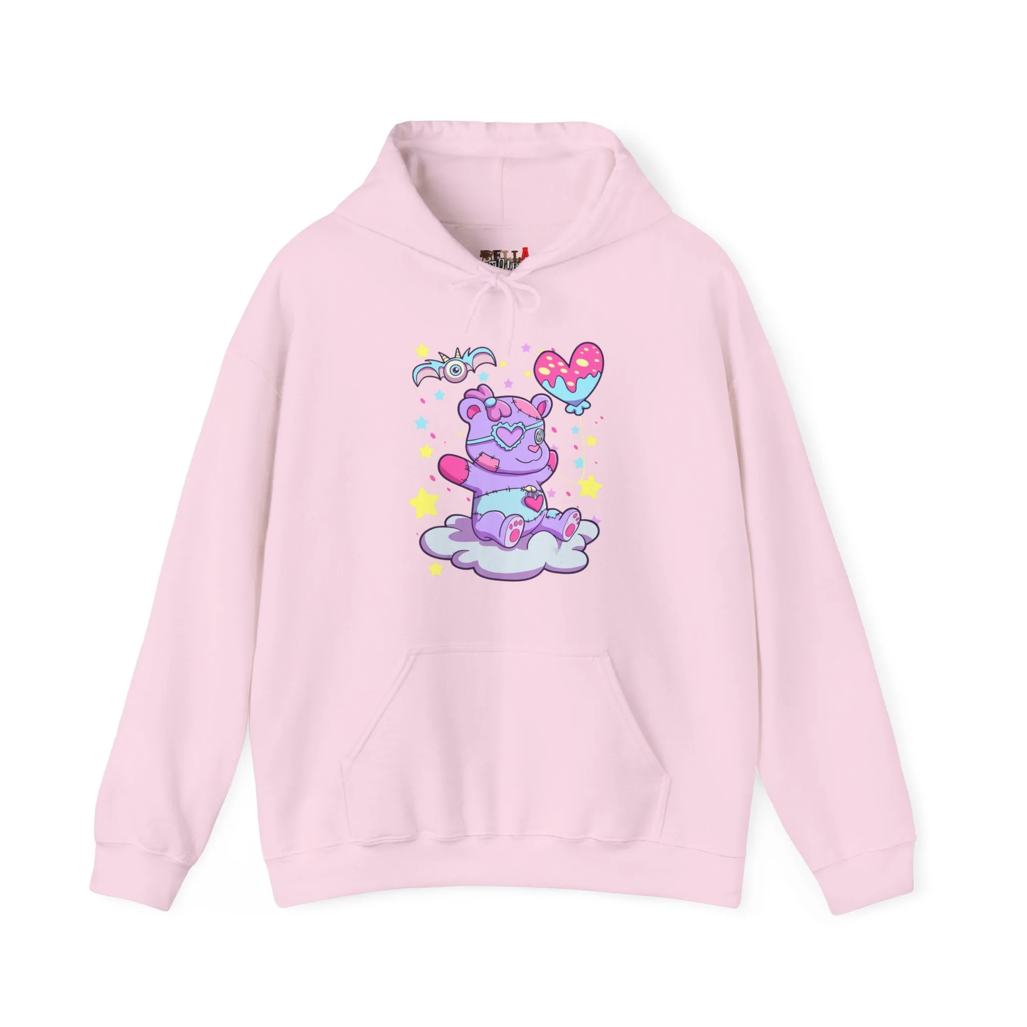 Happy Balloon Teddy Bear Hoodie