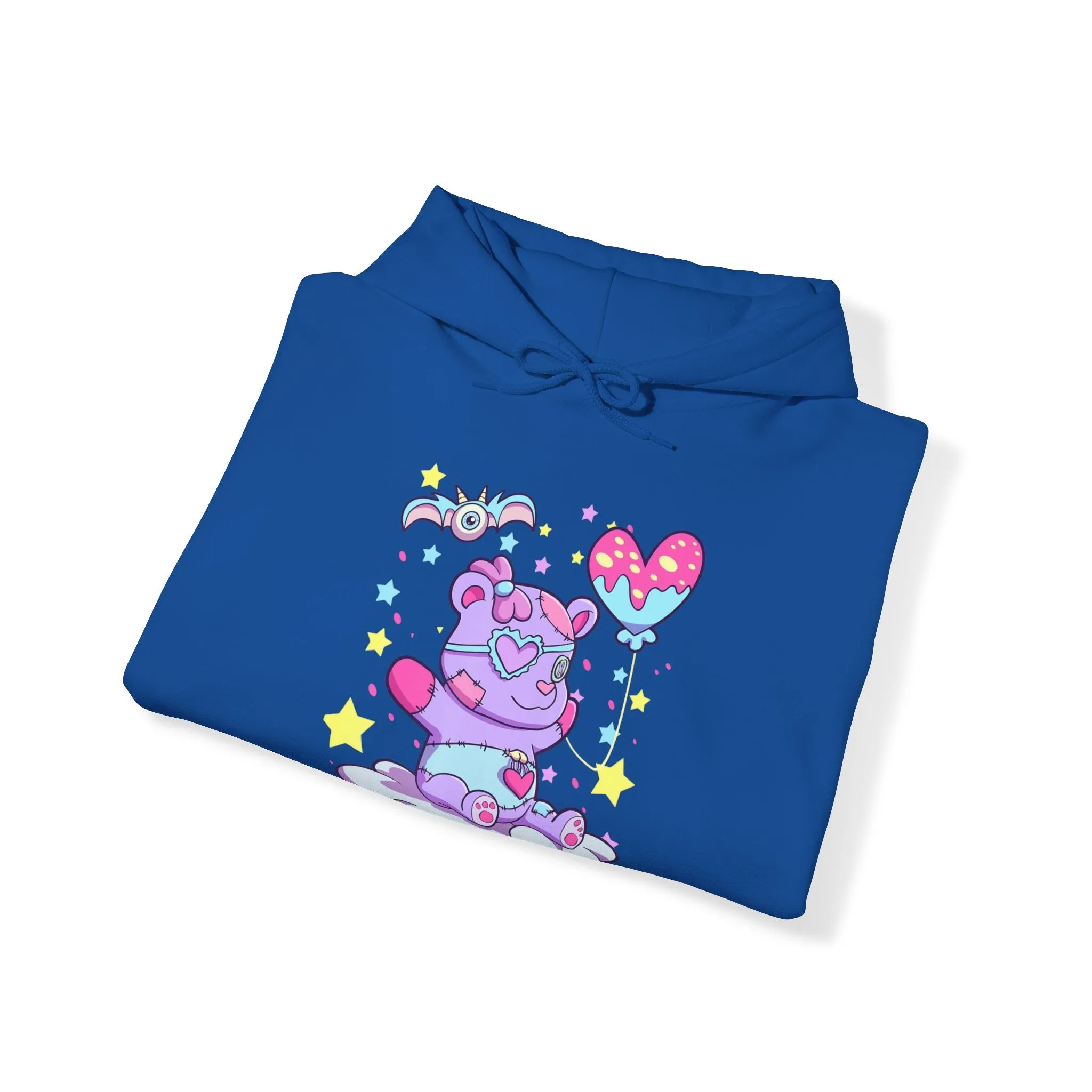 Happy Balloon Teddy Bear Hoodie