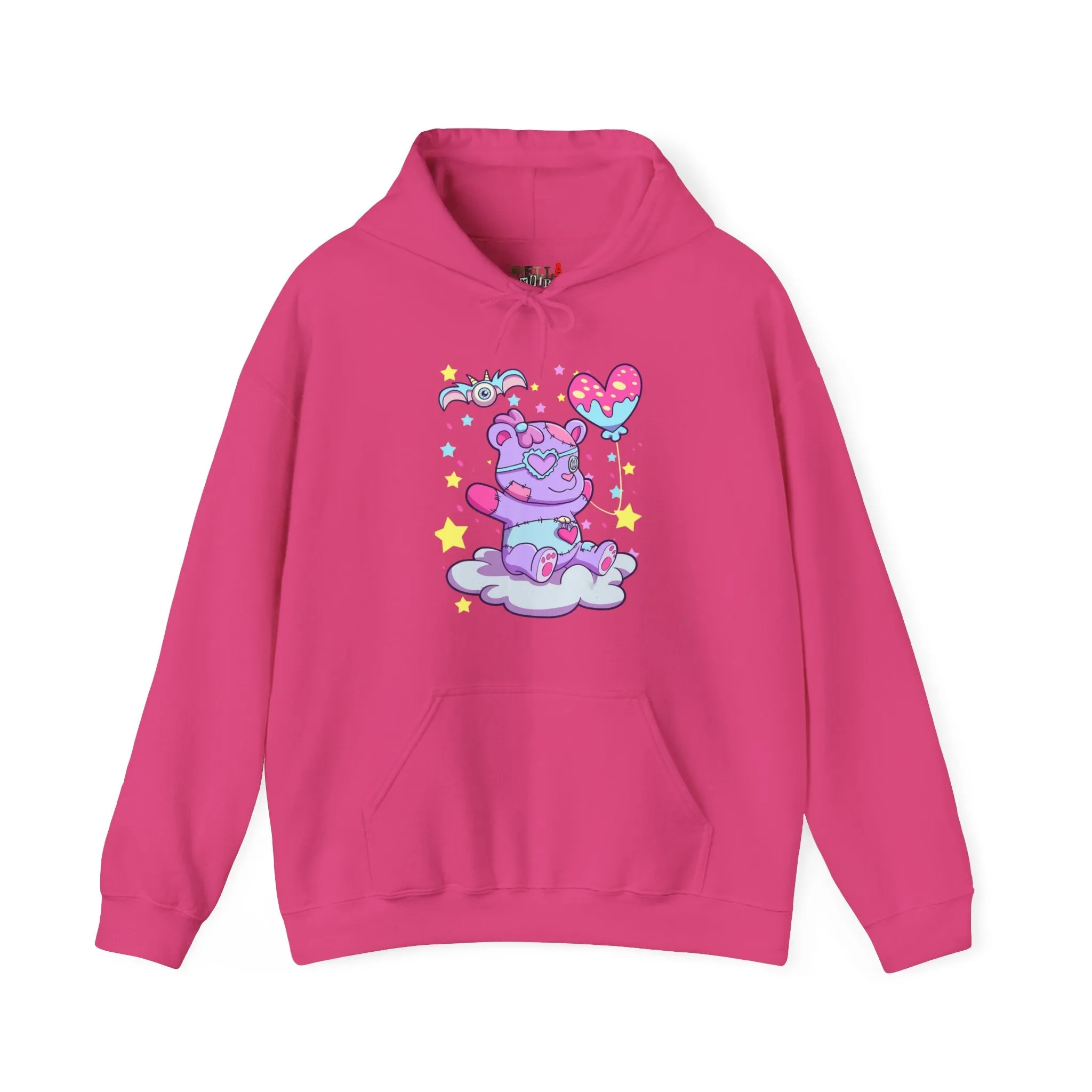 Happy Balloon Teddy Bear Hoodie