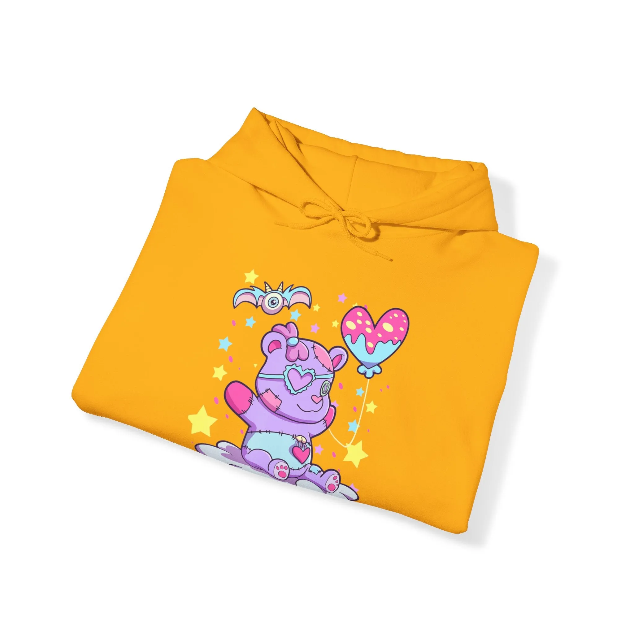 Happy Balloon Teddy Bear Hoodie