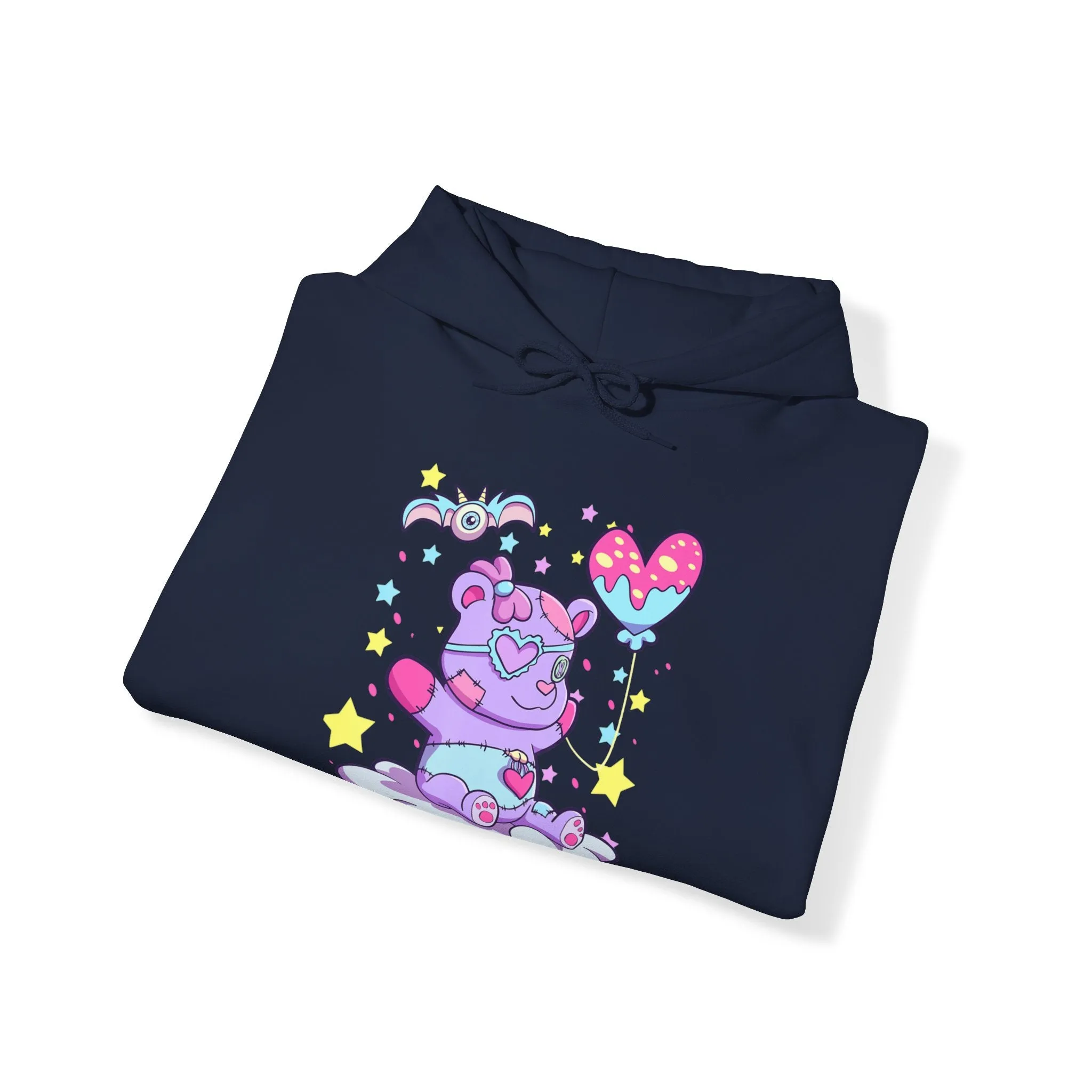Happy Balloon Teddy Bear Hoodie