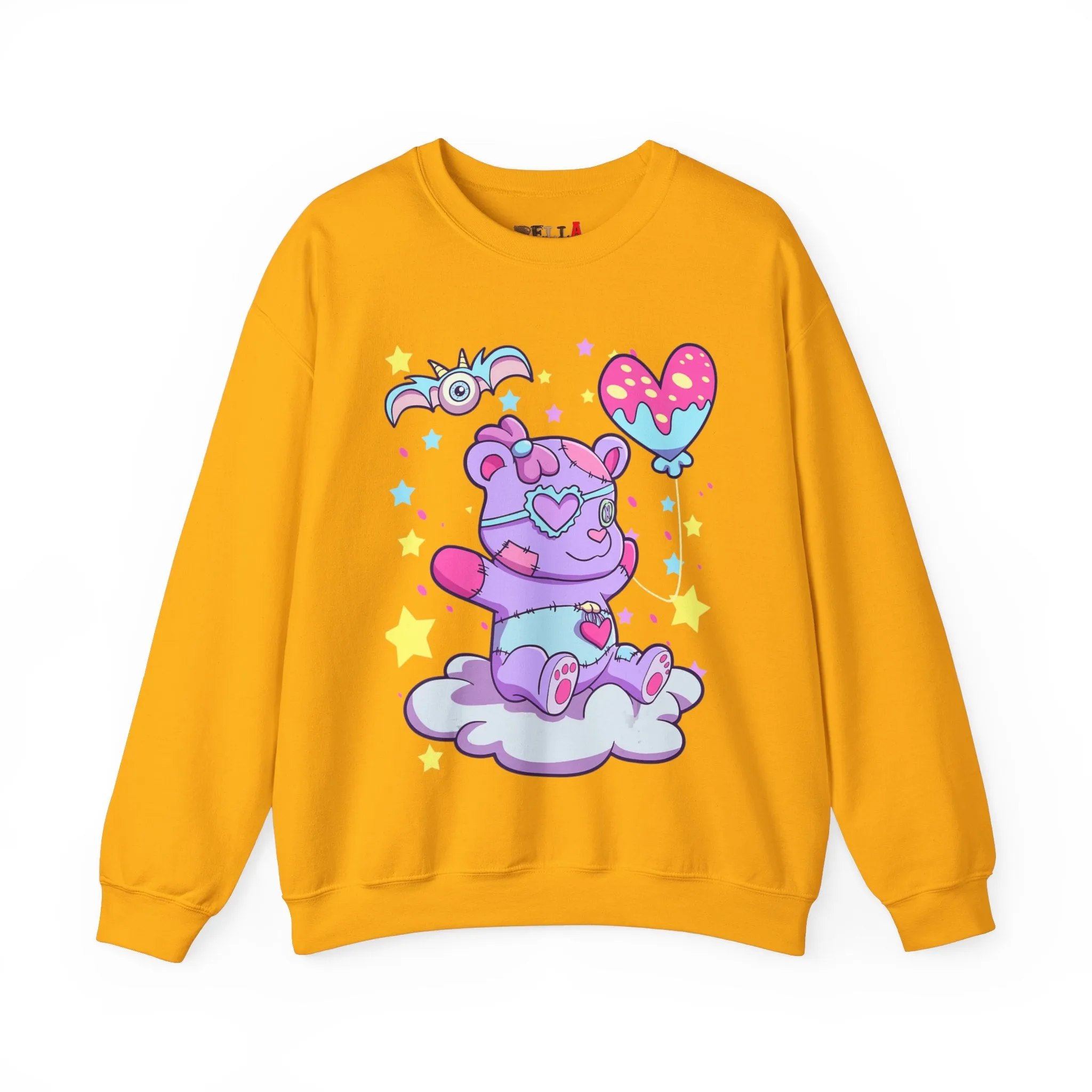 Happy Balloon Teddy Bear Sweatshirt