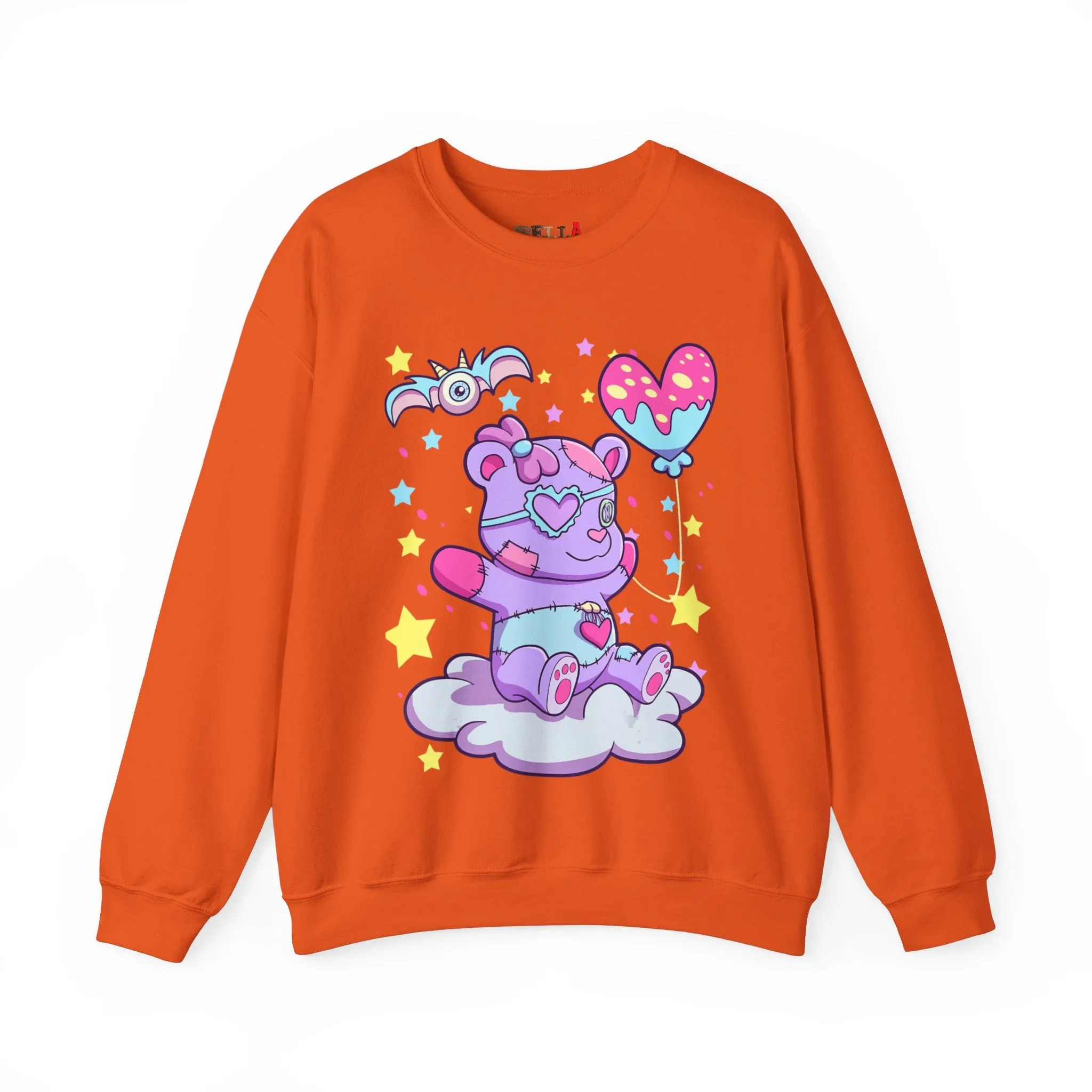 Happy Balloon Teddy Bear Sweatshirt