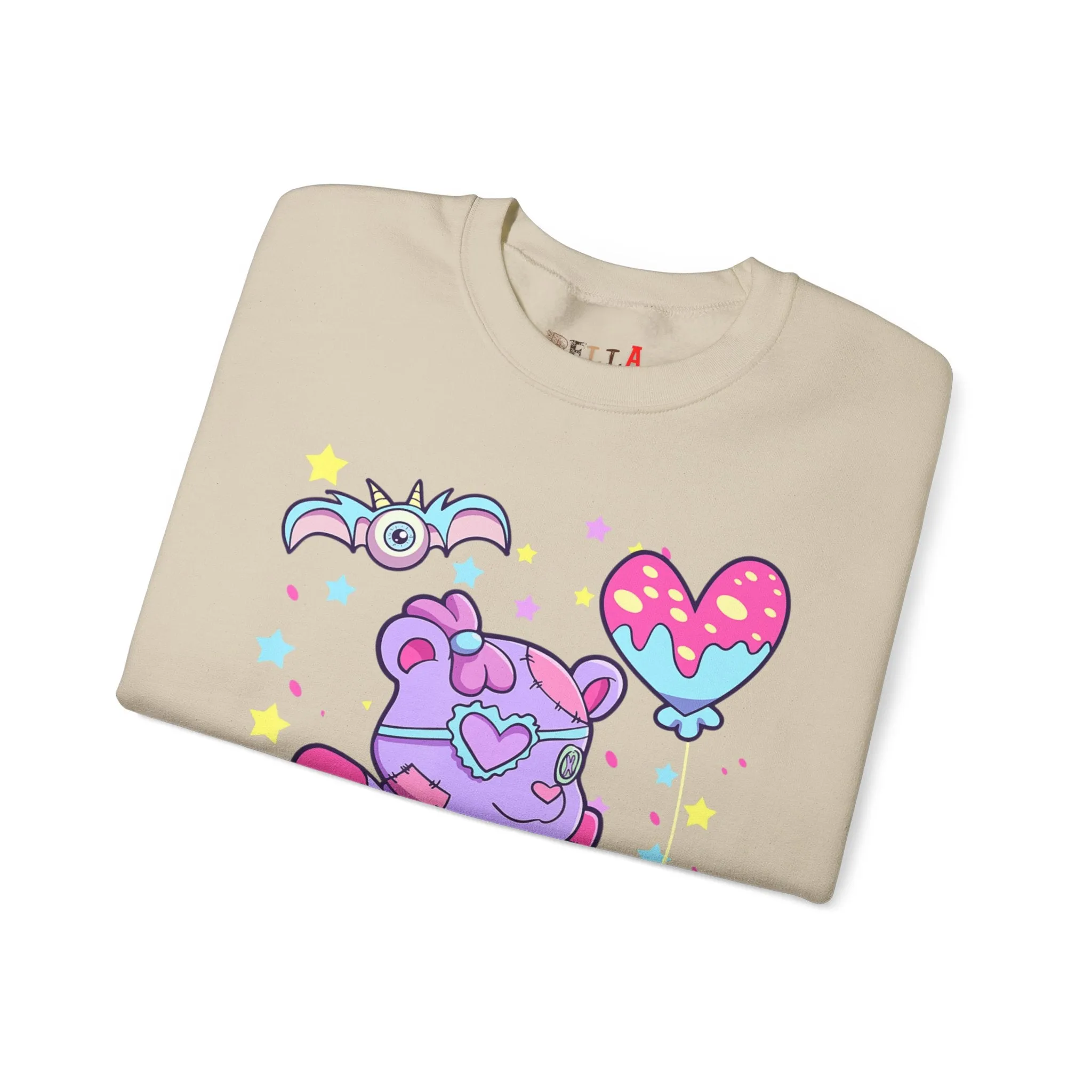Happy Balloon Teddy Bear Sweatshirt