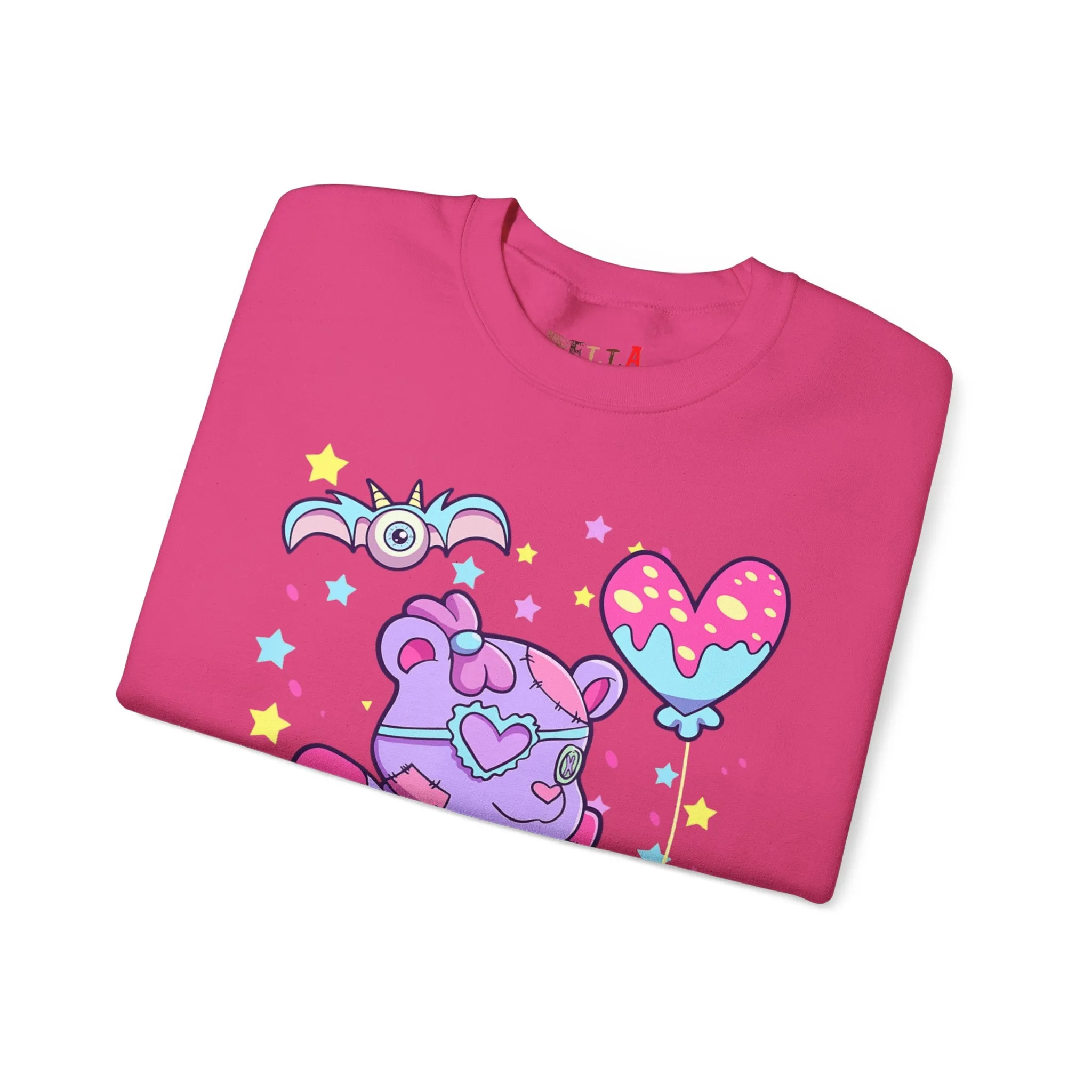 Happy Balloon Teddy Bear Sweatshirt