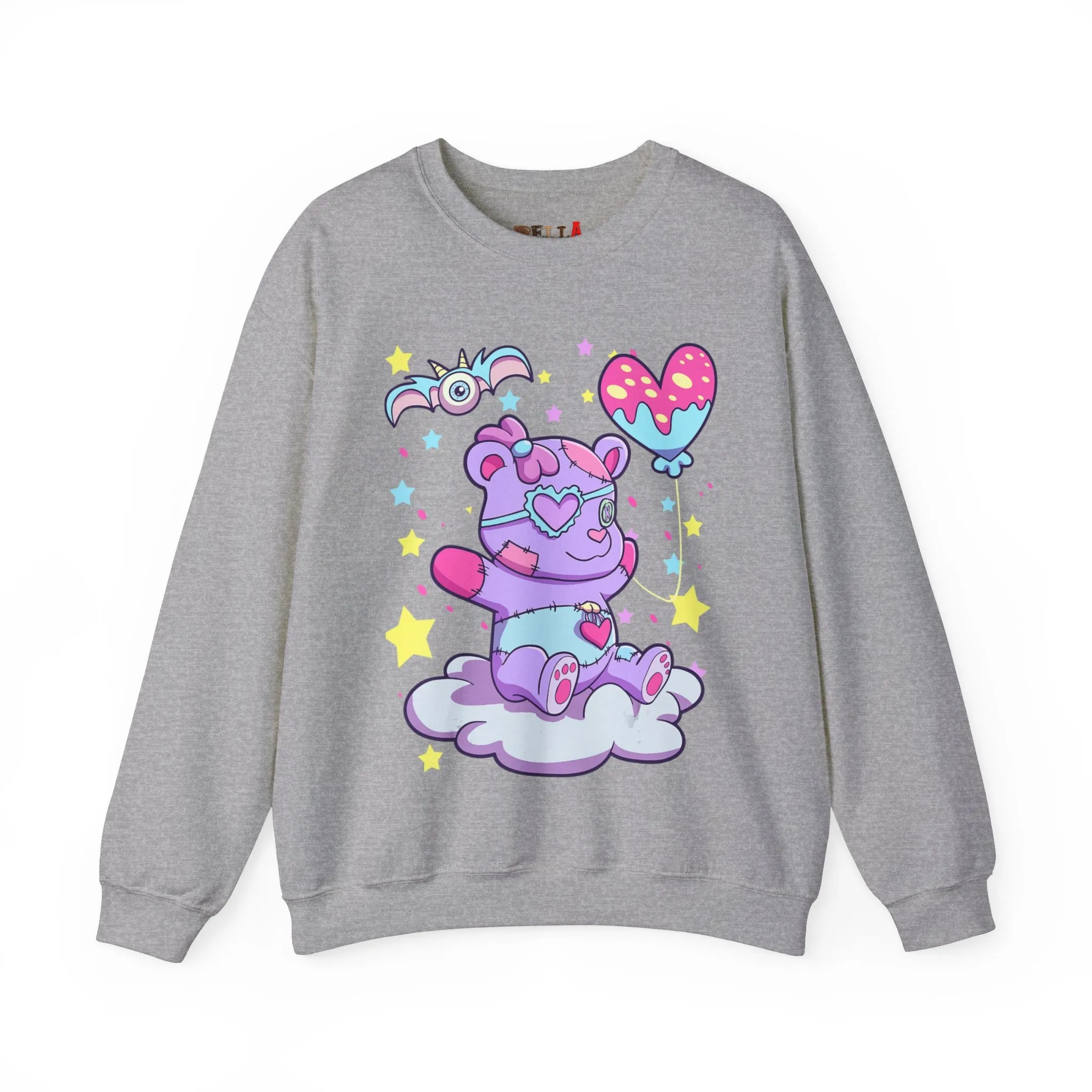 Happy Balloon Teddy Bear Sweatshirt