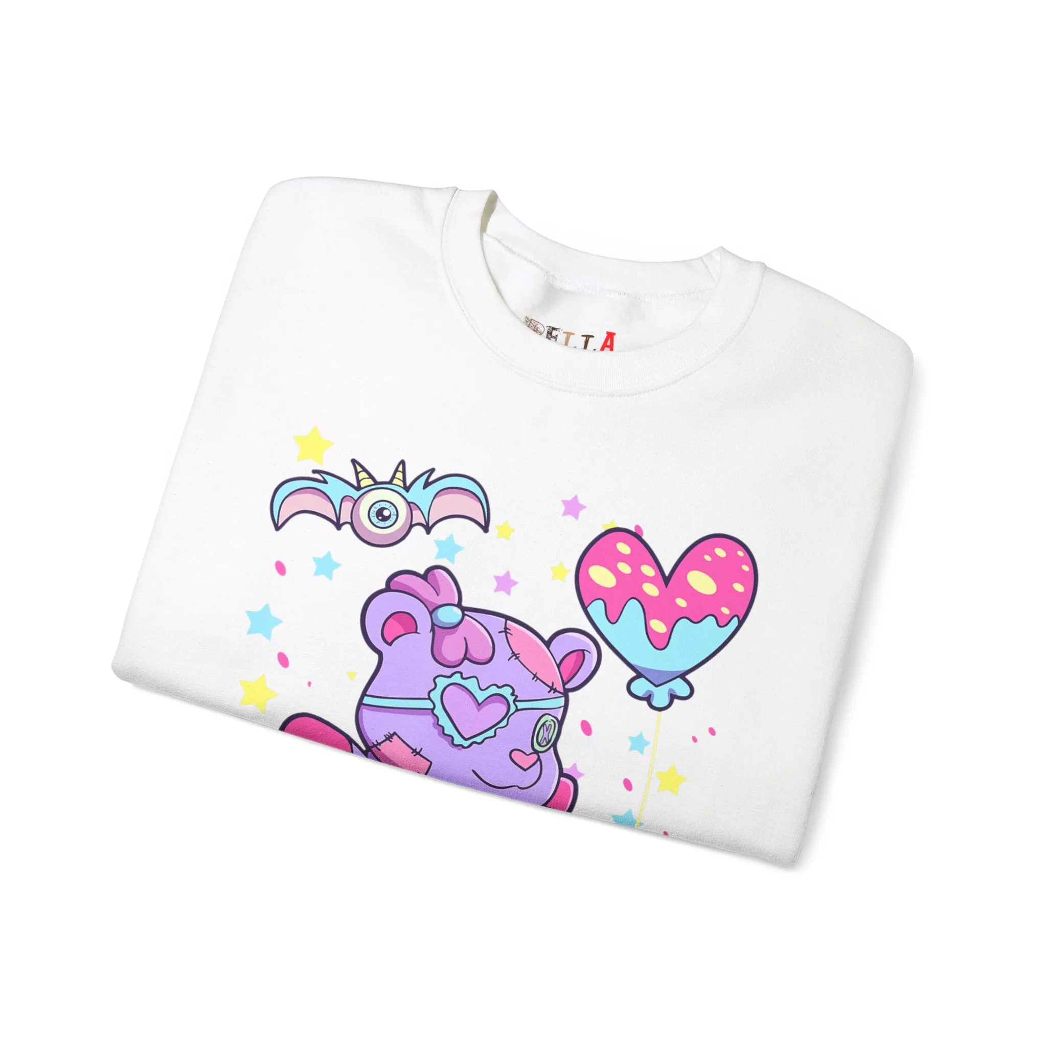 Happy Balloon Teddy Bear Sweatshirt