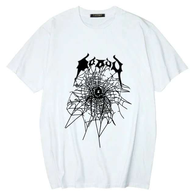 Harajuku Ins Streetwear Vintage Femme T-shirt