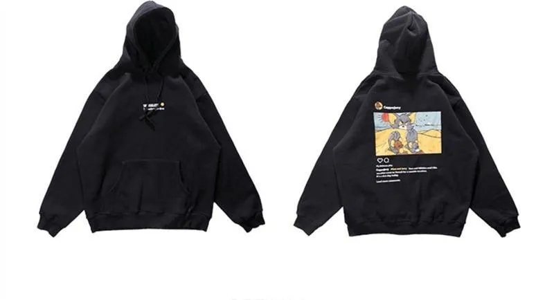 HARAJUKU TOM CARTOON HOODIE