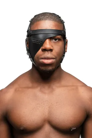 HEAD HARNESS EYE PATCH - Black
