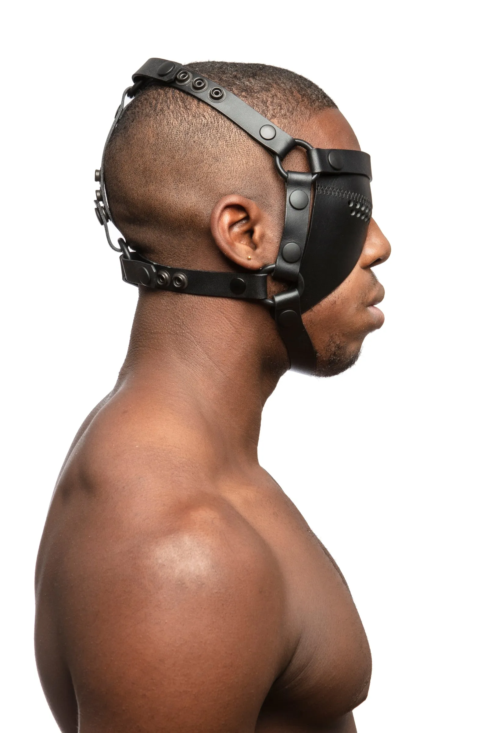 HEAD HARNESS EYE PATCH - Black