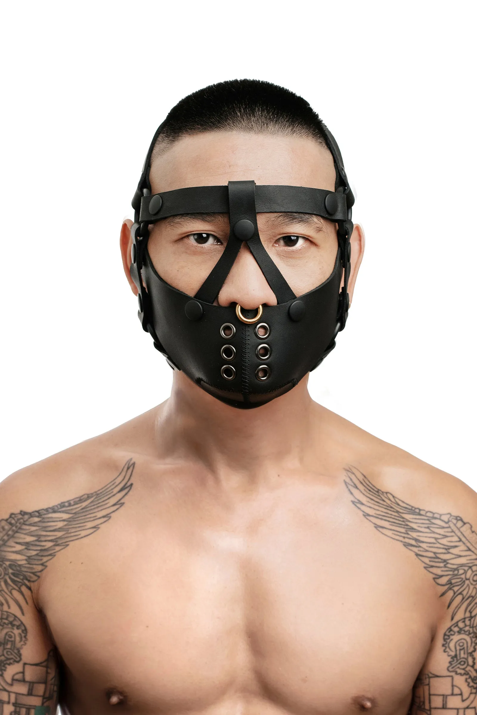 HEAD HARNESS MUZZLE - Black