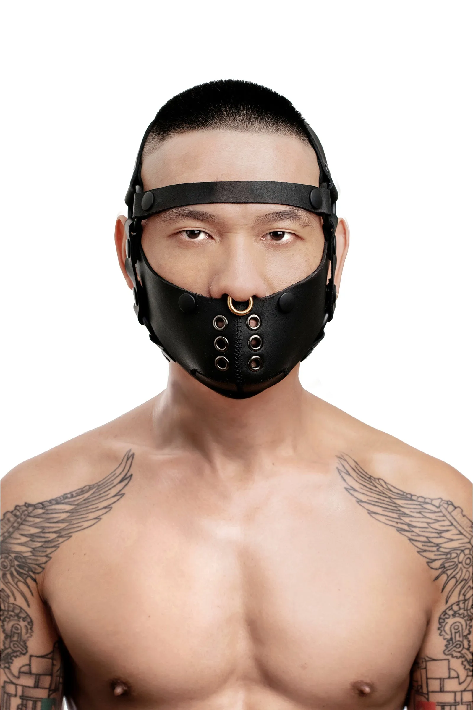 HEAD HARNESS MUZZLE - Black