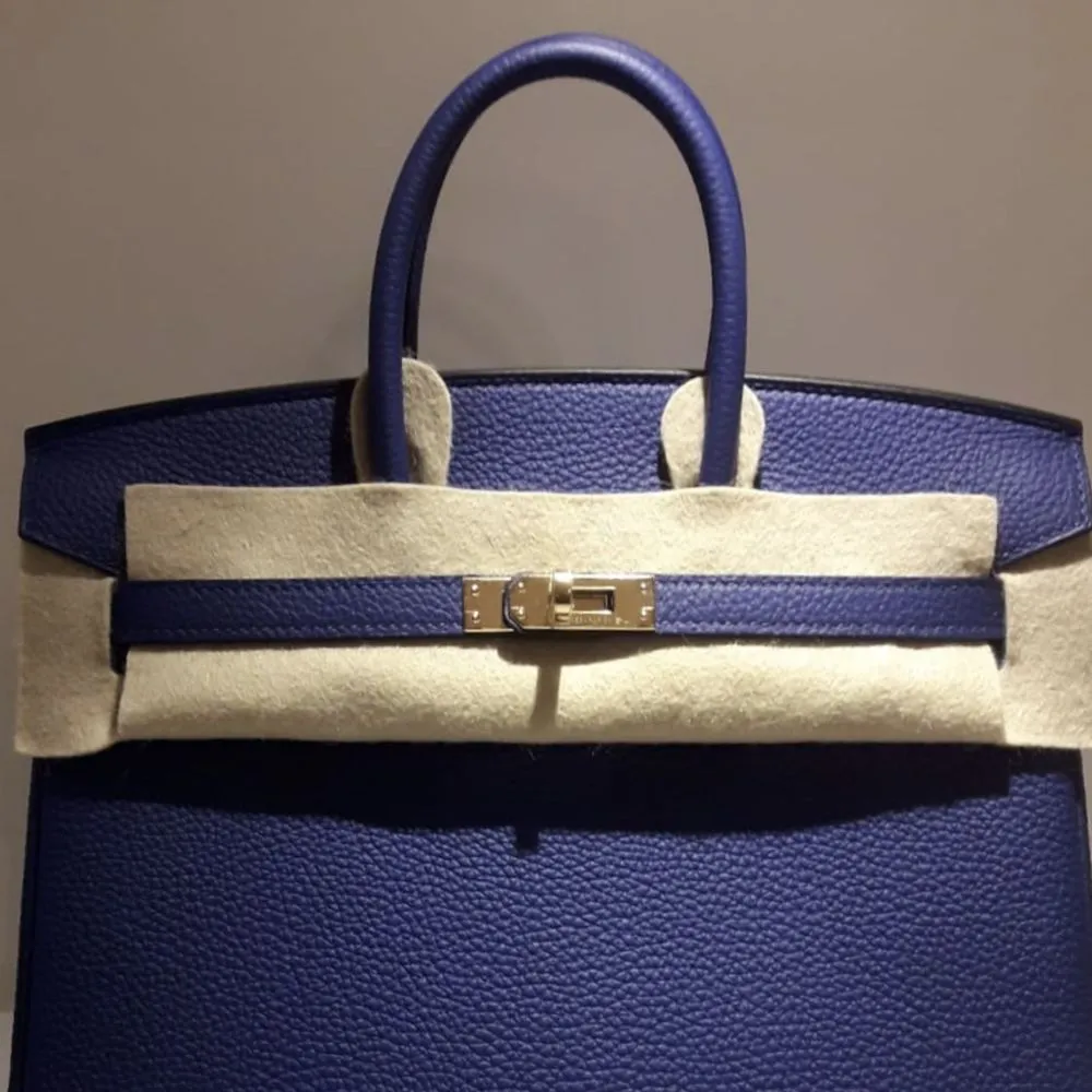 Hermès Birkin 25 Bleu Electrique Togo Gold Hardware GHW