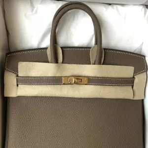 Hermès Birkin 25 Etoupe Togo Gold Hardware GHW