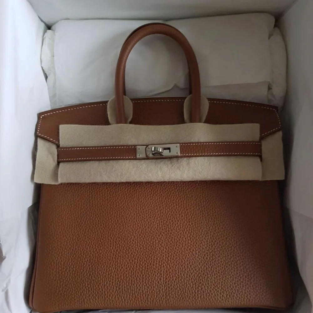Hermès Birkin 25 Gold Togo Palladium Hardware PHW