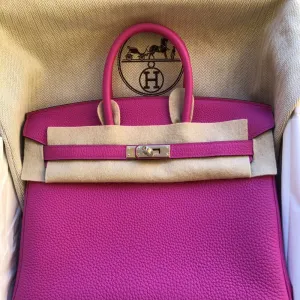 Hermès Birkin 25 Magnolia Togo Palladium Hardware PHW