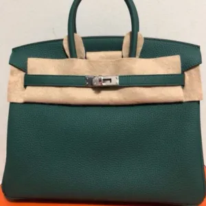 Hermès Birkin 25 Malachite Togo Palladium Hardware PHW