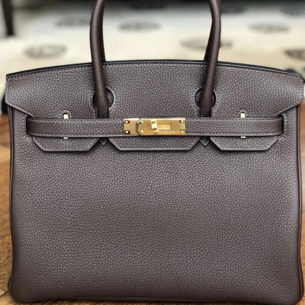 Hermès Birkin 30 Chocolat Togo Gold Hardware GHW