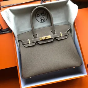 Hermès Birkin 30 Etoupe Togo Gold Hardware GHW