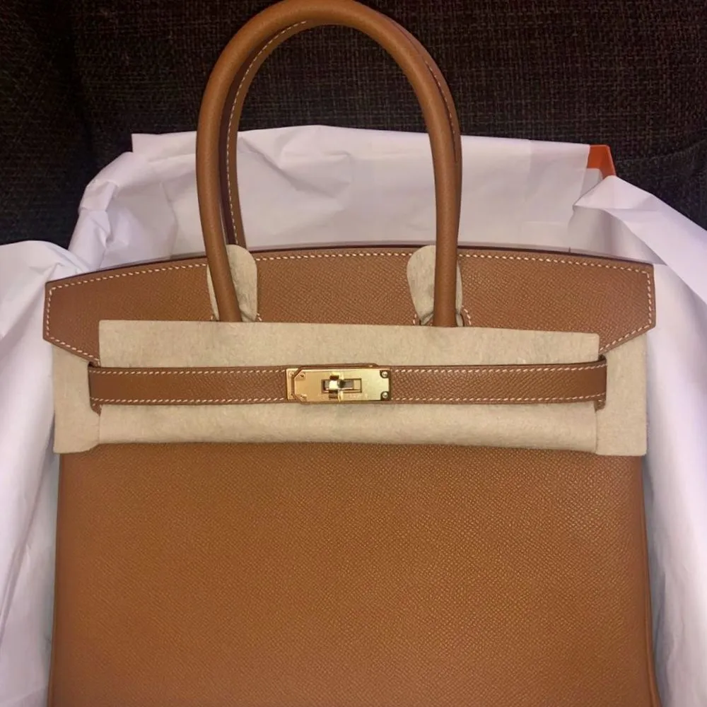 Hermès Birkin 30 Gold Epsom Gold Hardware GHW