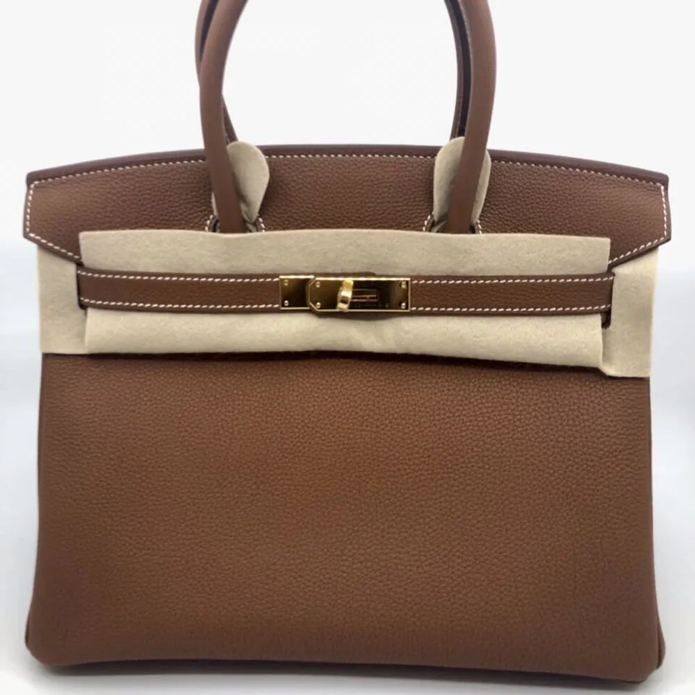Hermès Birkin 30 Gold Togo Gold Hardware GHW