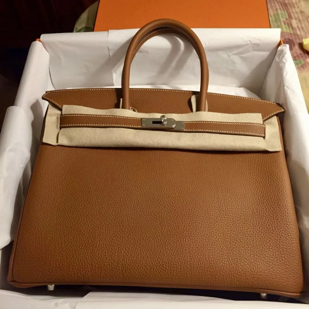 Hermès Birkin 30 Gold Togo Palladium Hardware PHW
