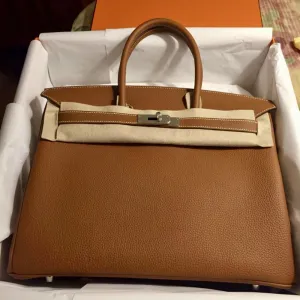 Hermès Birkin 30 Gold Togo Palladium Hardware PHW