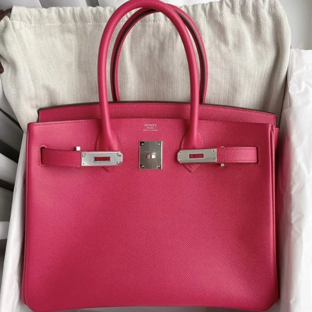 Hermès Birkin 30 Rose Extreme Epsom Palladium Hardware PHW