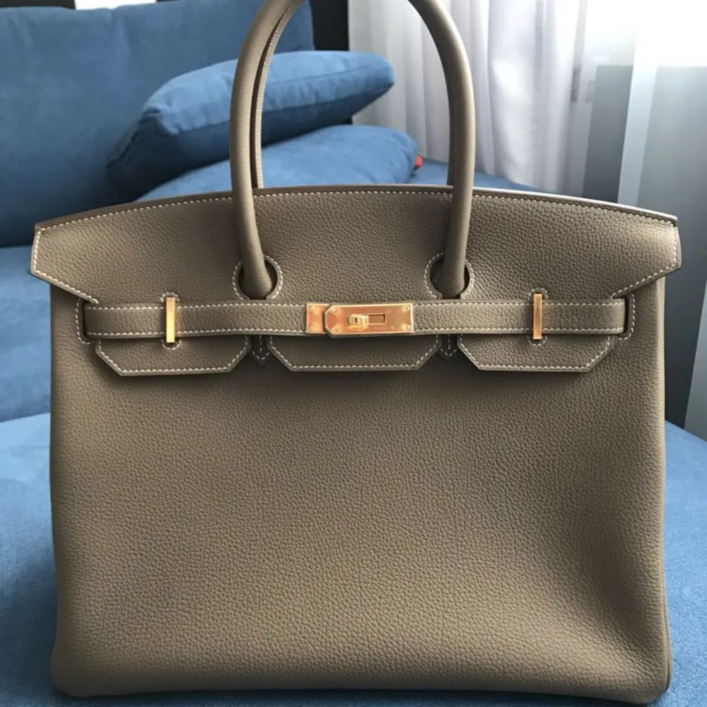 Hermès Birkin 35 Etoupe Togo Gold Hardware GHW