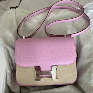 Hermès Constance 18 Mauve Sylvestre Epsom Palladium Hardware PHW