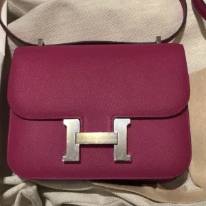 Hermès Constance 18 Rose Pourpre Epsom Palladium Hardware PHW