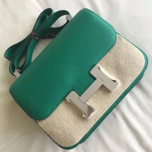 Hermès Constance 24 Vert Vertigo Evercolor Palladium Hardware PHW