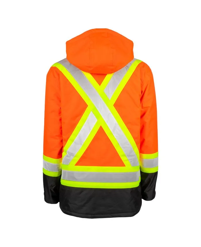 Hi-Vis Insulated Parka for Ultimate Cold Weather Protection - Durable, Comfortable, and Perfect for Workers in Harsh Conditions