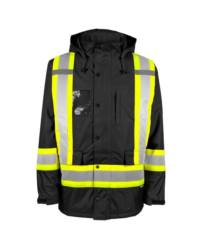 Hi-Vis Insulated Parka for Ultimate Cold Weather Protection - Durable, Comfortable, and Perfect for Workers in Harsh Conditions