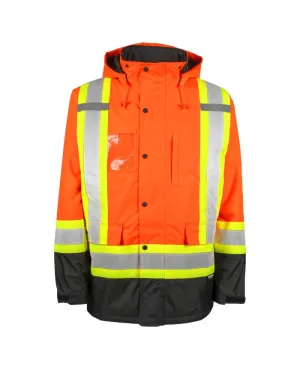 Hi-Vis Insulated Parka for Ultimate Cold Weather Protection - Durable, Comfortable, and Perfect for Workers in Harsh Conditions