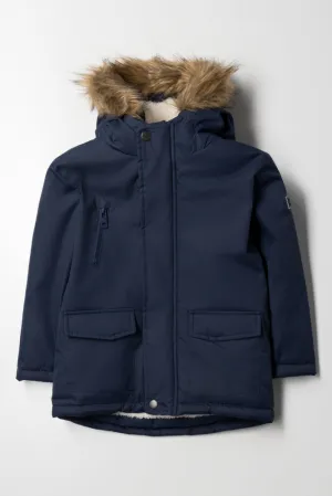 Hooded Park Jacket Navy