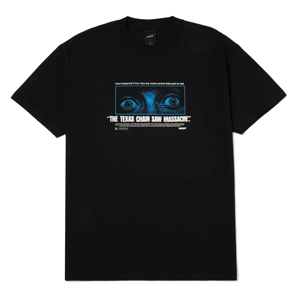 HUF X TEXAS CHAINSAW MASSACRE FEAR TEE - BLACK