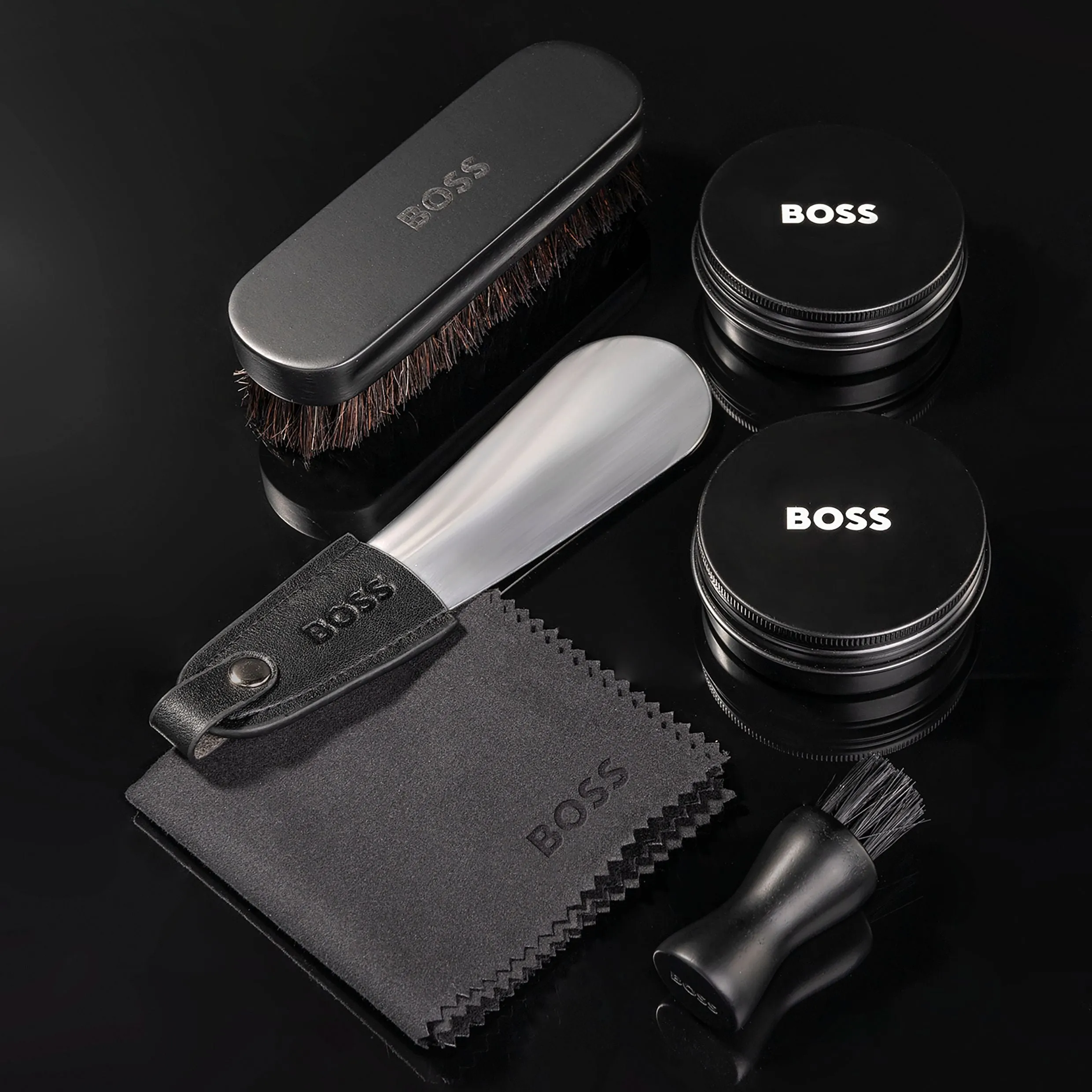 HUGO BOSS HAS321A-Shoe care kit Iconic Black