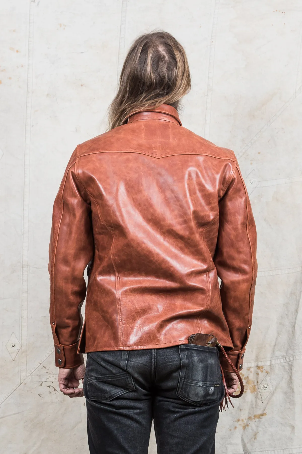 Indigofera Eagle Rising Horsehide Leather Jacket