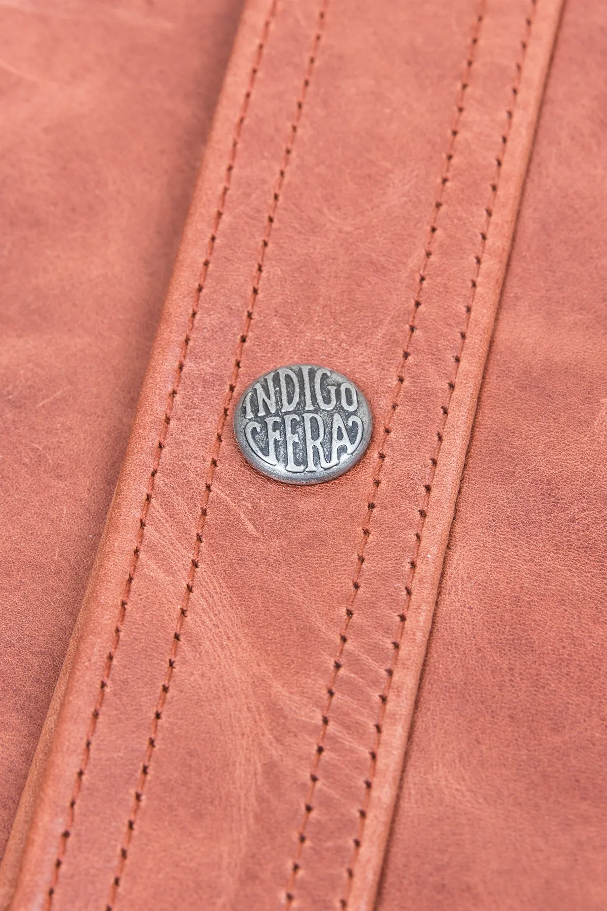 Indigofera Eagle Rising Horsehide Leather Jacket