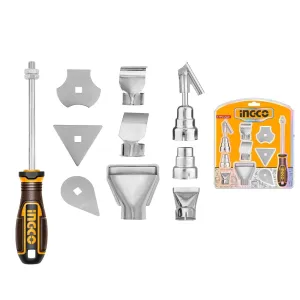 Ingco 10 Pieces Heat Gun Accessories Set - HGA0131