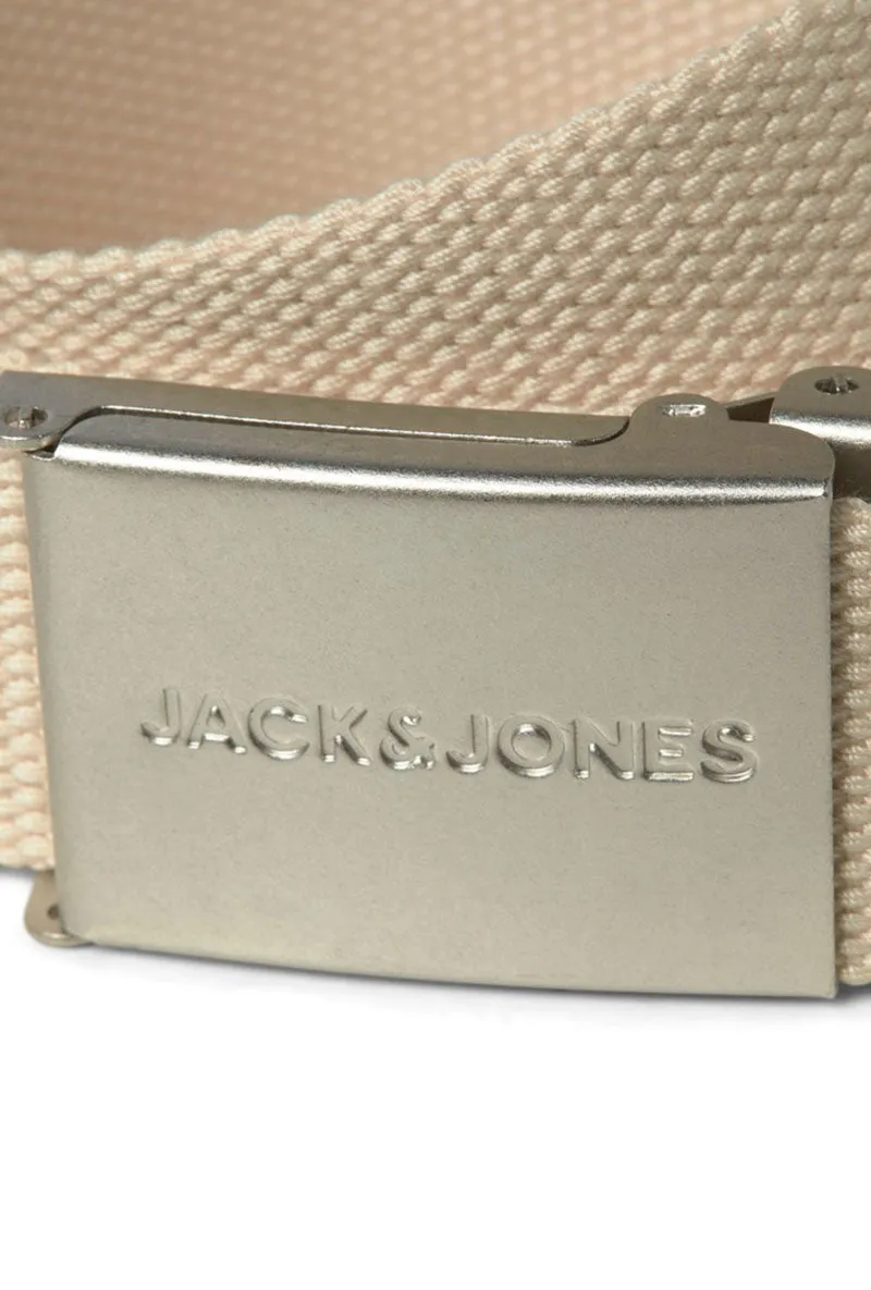 JACK AND JONES SOLID WOVEN BELT