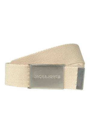 JACK AND JONES SOLID WOVEN BELT